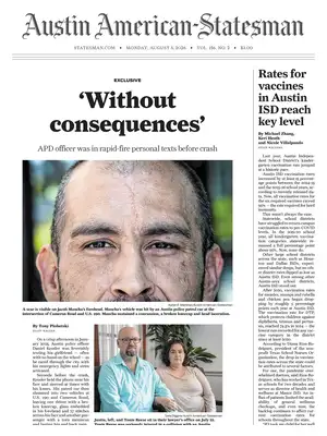 "Austin American-Statesman" Front Page