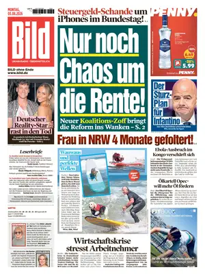 "Bild" Front Page
