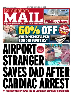"Birmingham Mail" Front Page