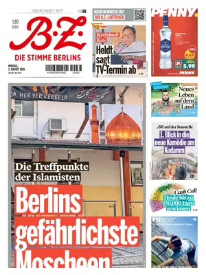 "B.Z. - Die Stimme Berlins" Front Page