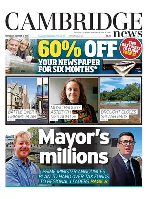 "Cambridge News" Front Page