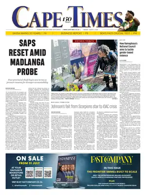 "Cape Times" Front Page