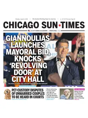 "Chicago Sun-Times" Front Page