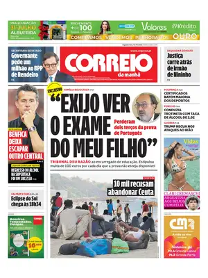 "Correio da Manhã" Front Page