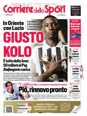"Corriere dello Sport" Front Page