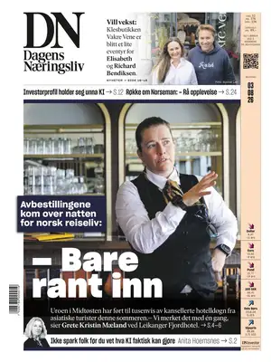 "Dagens Næringsliv | DN" Front Page