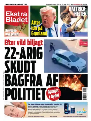 "Ekstra Bladet" Front Page