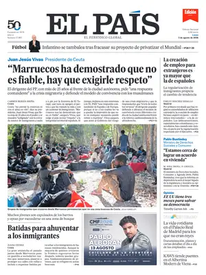 "El País" Front Page