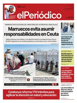 "El Periódico de Catalunya" Front Page