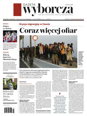 "Gazeta Wyborcza" Front Page