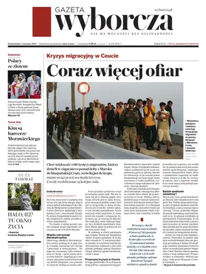 "Gazeta Wyborcza Stoleczna" Front Page
