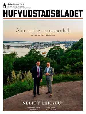 "Hufvudstadsbladet" Front Page