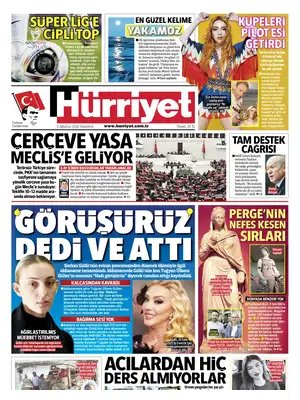 "Hürriyet" Front Page