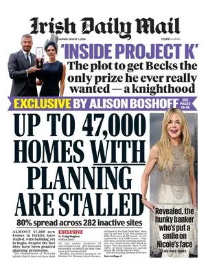 "Irish Daily Mail" Front Page