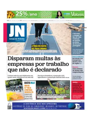 "Jornal de Notícias" Front Page