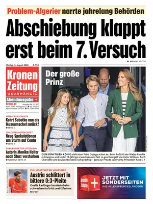 "Kronen Zeitung" Front Page