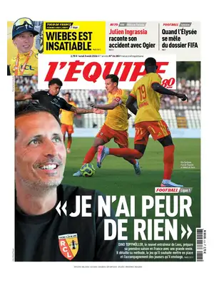 "L'Equipe" Front Page