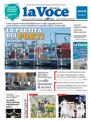 "La Voce del popolo" Front Page