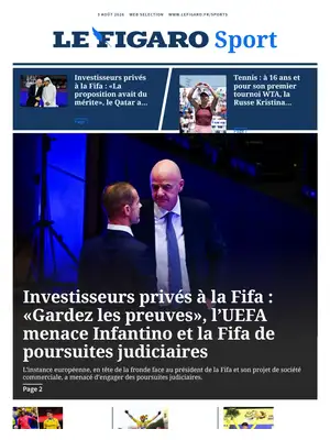 "Le Figaro SPORT" Front Page