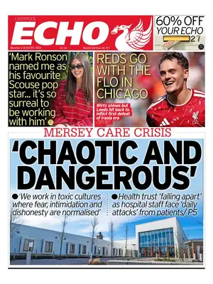 "Liverpool Echo" Front Page