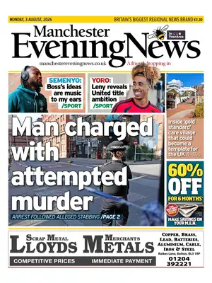 "Manchester Evening News" Front Page