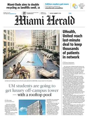 "Miami Herald" Front Page