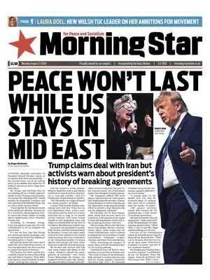 "Morning Star" Front Page