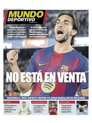 "Mundo Deportivo" Front Page