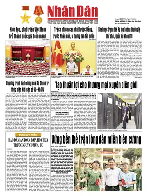 "Nhân Dân" Front Page
