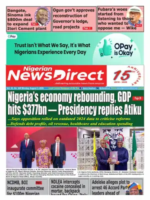"Nigerian NewsDirect" Front Page