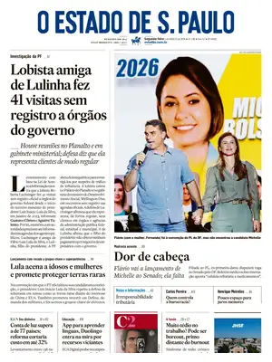 "O Estado de S. Paulo" Front Page