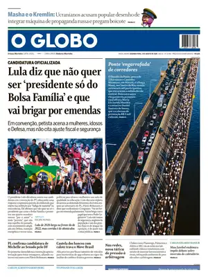 "O Globo" Front Page