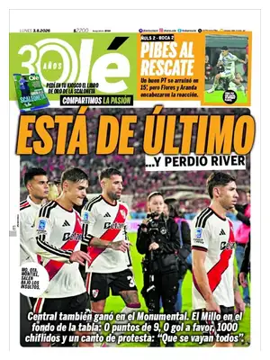 "Olé" Front Page