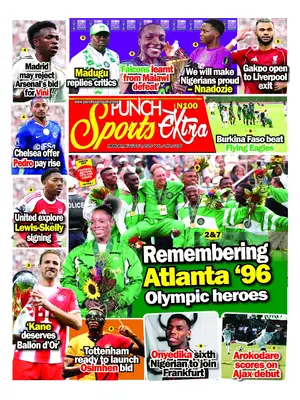 "Punch Sports Extra" Front Page