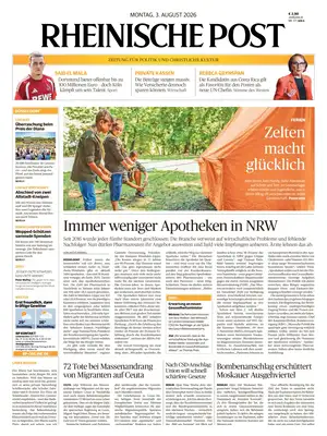 "Rheinische Post" Front Page