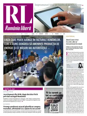"Romania Libera" Front Page