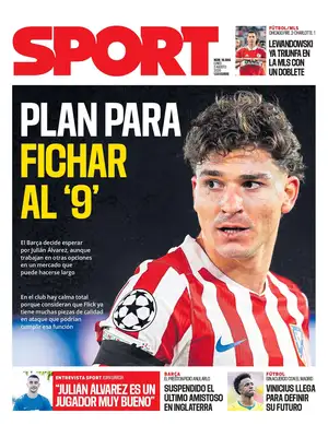 "SPORT (Barcelona)" Front Page
