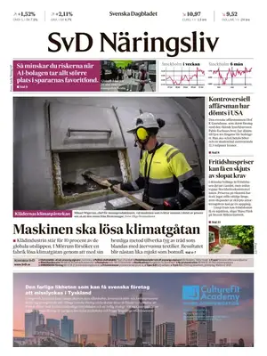 "SvD Näringsliv" Front Page