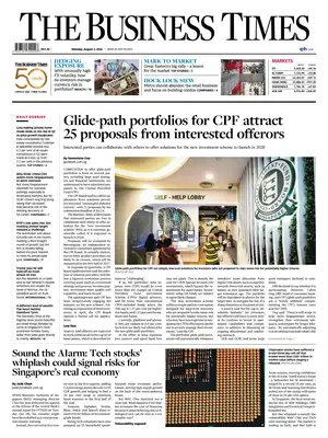 "The Business Times | Singapore" Front Page