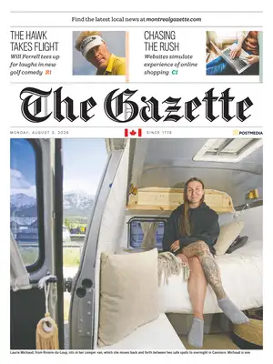 "The Gazette (Montreal)" Front Page