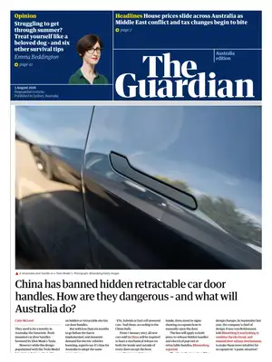 "The Guardian Australia" Front Page