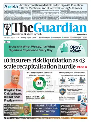 "The Guardian (Nigeria)" Front Page