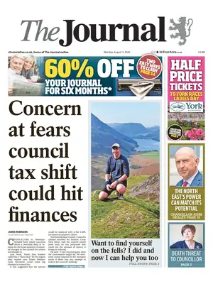 "The Journal | Newcastle" Front Page
