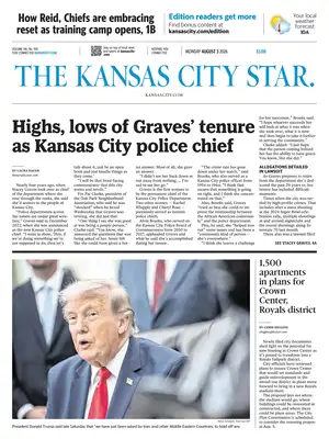"The Kansas City Star" Front Page