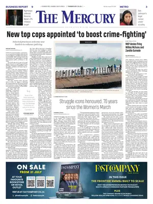 "The Mercury" Front Page