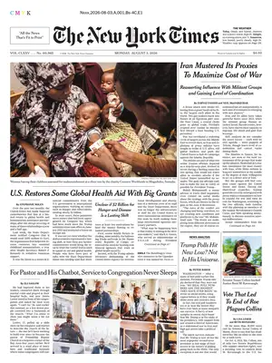 "The New York Times" Front Page