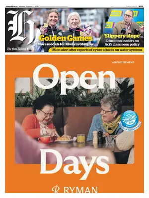 "The New Zealand Herald" Front Page