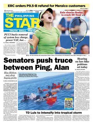 "The Philippine Star" Front Page