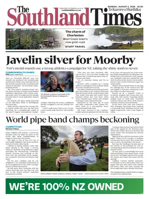 "The Southland Times" Front Page