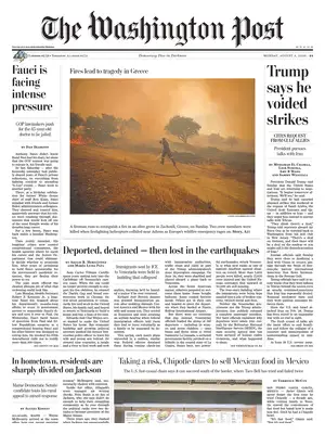 "The Washington Post" Front Page